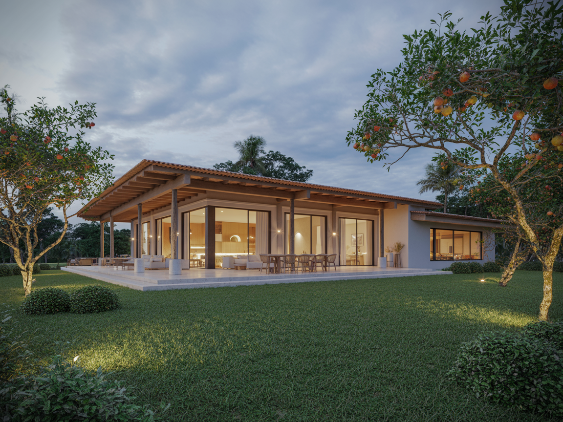 Casa de campo elegante